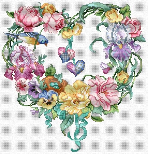 (image for) Floral Heart Wreath